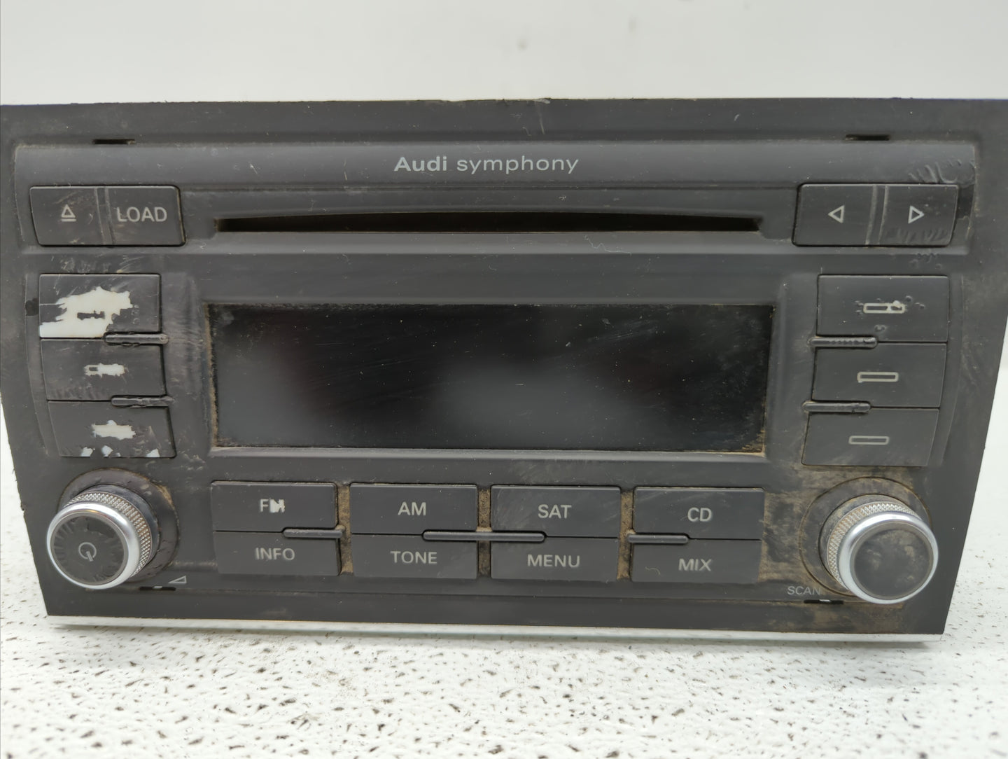 2007 Audi A4 Quattro Radio AM FM Cd Player Receiver Replacement P/N:8E0 035 195 AF 7 646 019 380, 8E0 035 195 AC Fits OEM Us