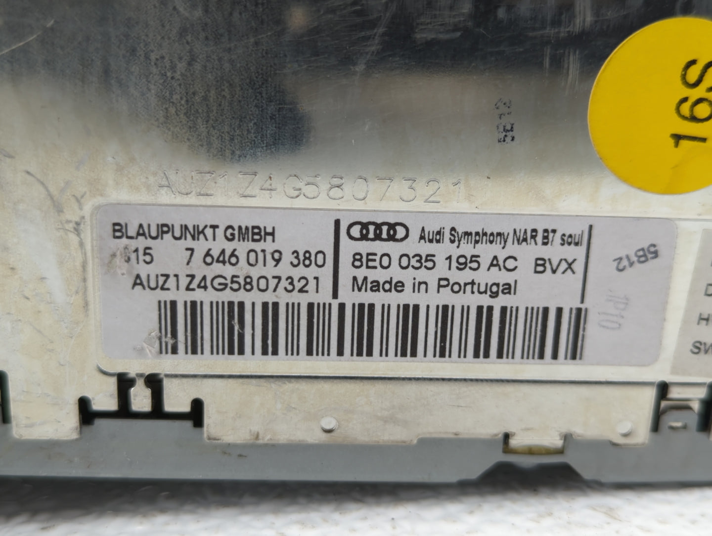 2007 Audi A4 Quattro Am Fm Cd Player Radio Receiver - Oemusedautoparts1.com