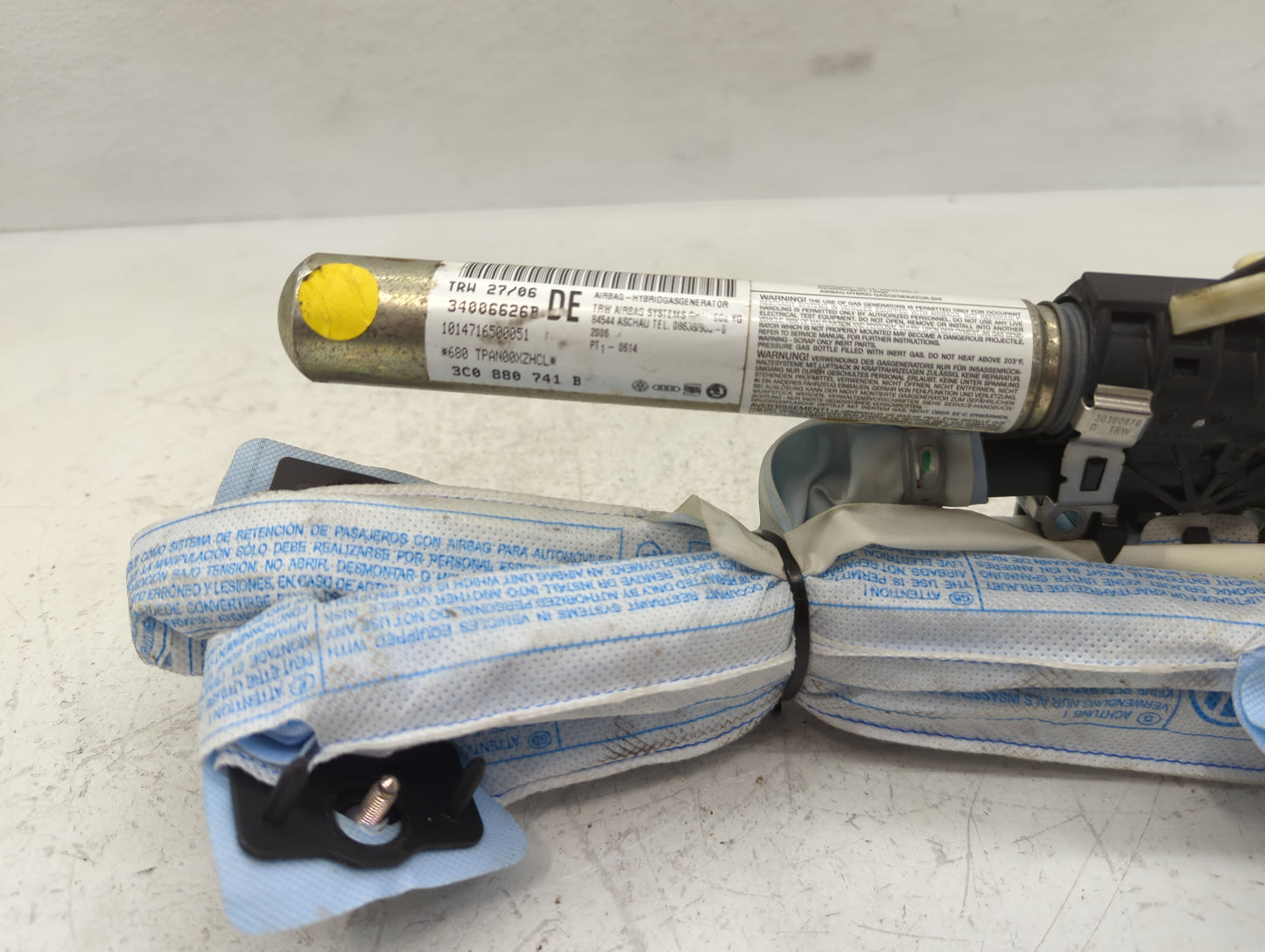 2005-2011 Audi A6 Passenger Curtain Air Bag Oem - Oemusedautoparts1.com