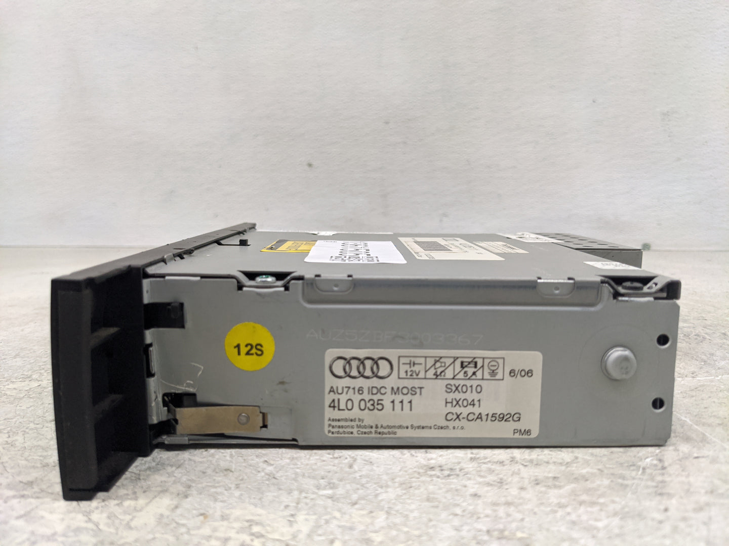 2007-2011 Audi Q7 Radio AM FM Cd Player Receiver Replacement P/N:4L0 035 111 Fits Fits 2007 2008 2009 2010 2011 OEM Used Aut