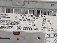 2007-2011 Audi Q7 Radio Cd Changer 4e0919887d|4e0910888c - Oemusedautoparts1.com