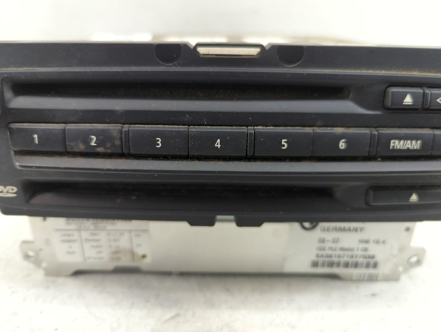 2007-2008 Bmw 328i Radio AM FM Cd Player Receiver Replacement P/N:10878810 BA901071017530 Fits Fits 2007 2008 2009 OEM Used 