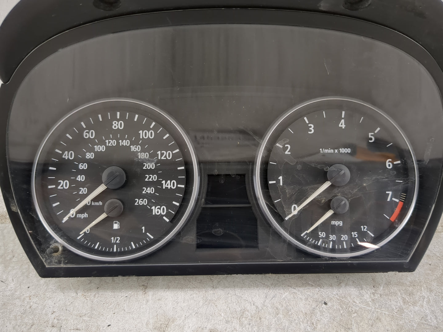 2007-2012 Bmw 328i Instrument Cluster Speedometer Gauges P/N:9130297-01 A2C53212319 Miles:128K Fits OEM Used Auto Parts - Oe