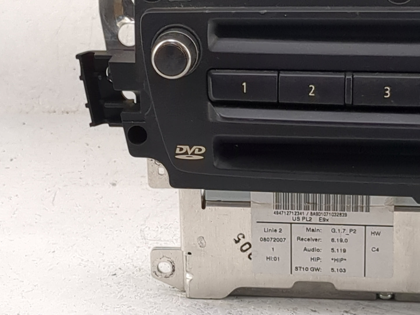 2007-2008 Bmw 328i Radio AM FM Cd Player Receiver Replacement P/N:65839159042-01 10878810, BA901071032839 Fits Fits 2007 200
