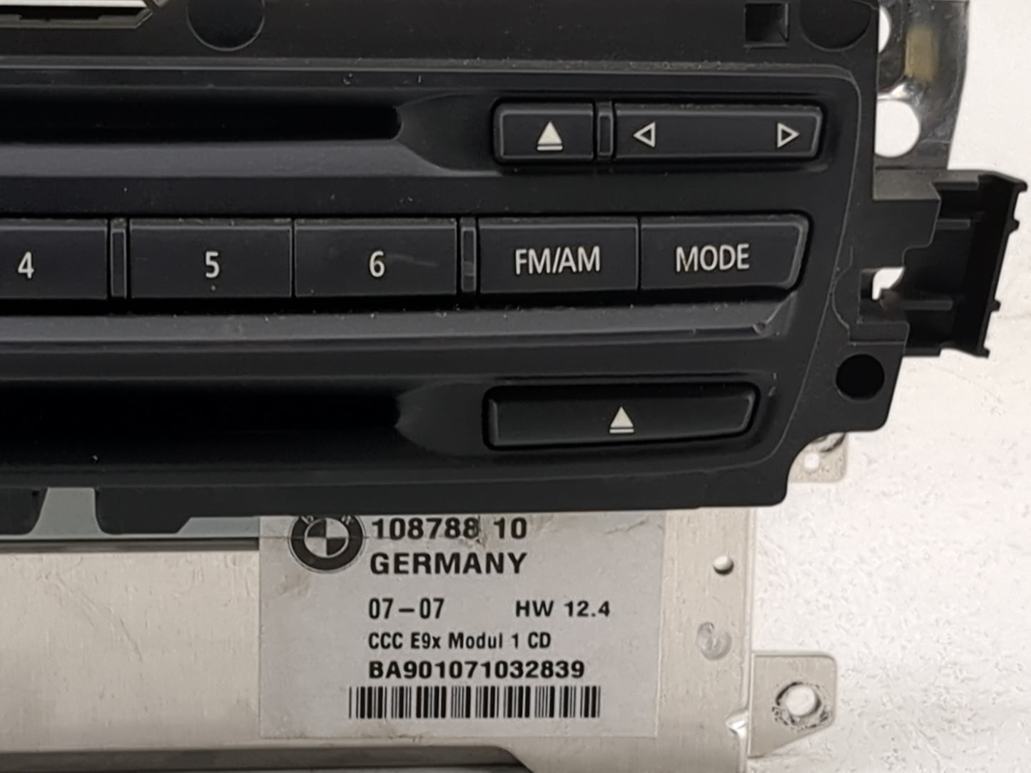 2007-2008 Bmw 328i Radio AM FM Cd Player Receiver Replacement P/N:65839159042-01 10878810, BA901071032839 Fits Fits 2007 200