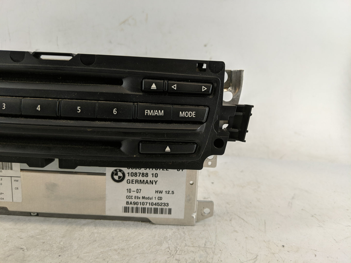 2007 Bmw 328i Radio AM FM Cd Player Receiver Replacement P/N:108788 10 BA901071045233, 6583 9170722-01 Fits OEM Used Auto Pa