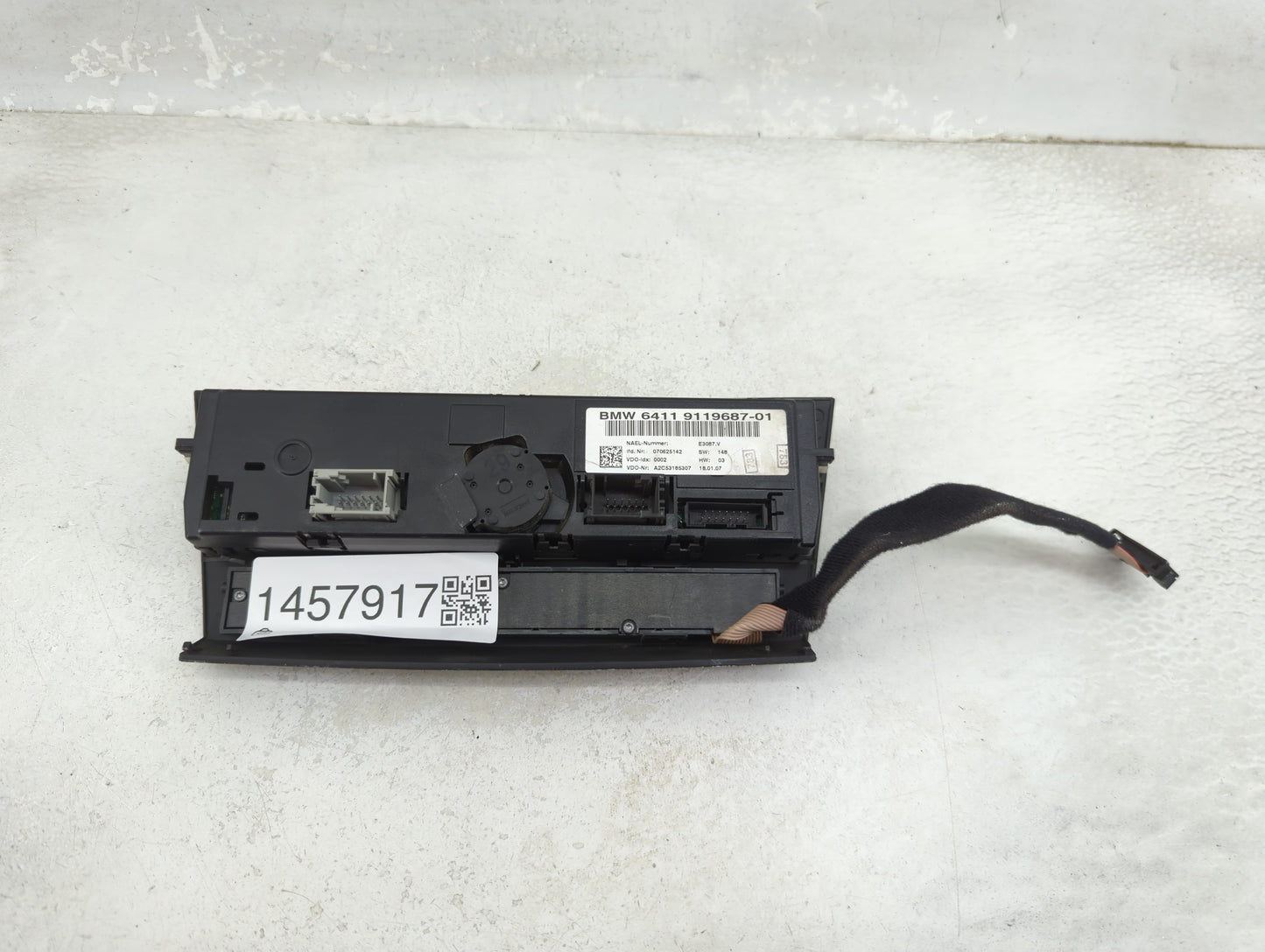 2007-2010 Bmw 328i Climate Control Module Temperature AC/Heater Replacement P/N:9119687-01 Fits Fits 2007 2008 2009 2010 OEM