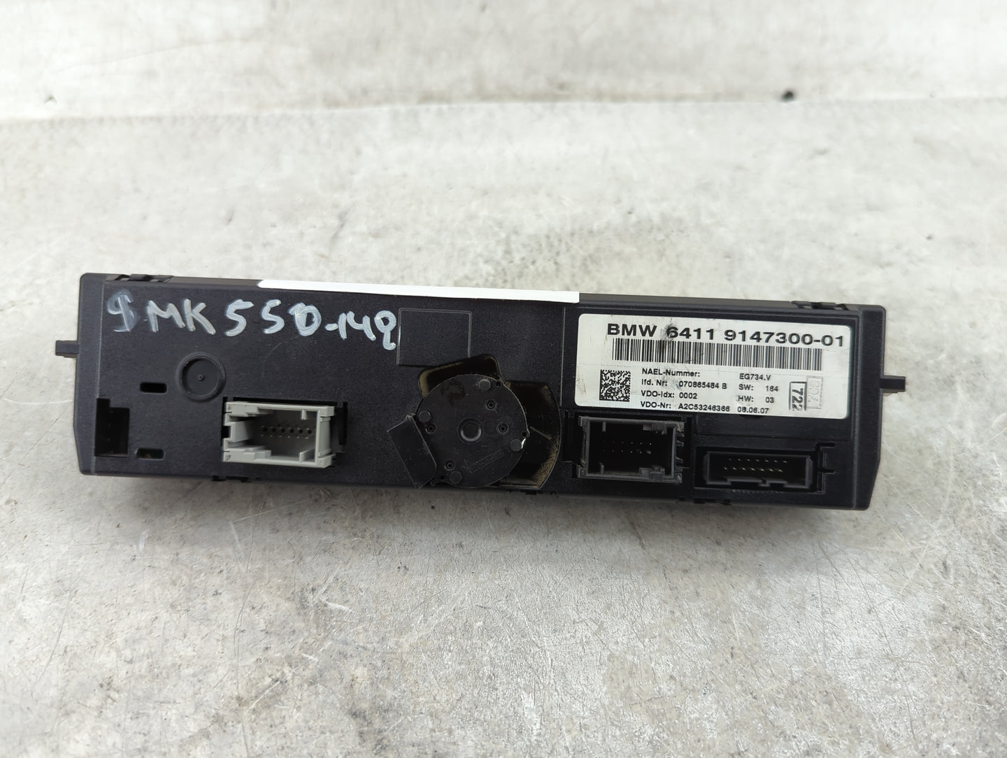 2007-2010 Bmw 328i Climate Control Module Temperature AC/Heater Replacement P/N:9147300-01 Fits Fits 2007 2008 2009 2010 OEM