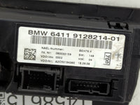 2007-2009 Bmw 328i Climate Control Module Temperature AC/Heater Replacement P/N:9128214-01 Fits Fits 2007 2008 2009 OEM Used