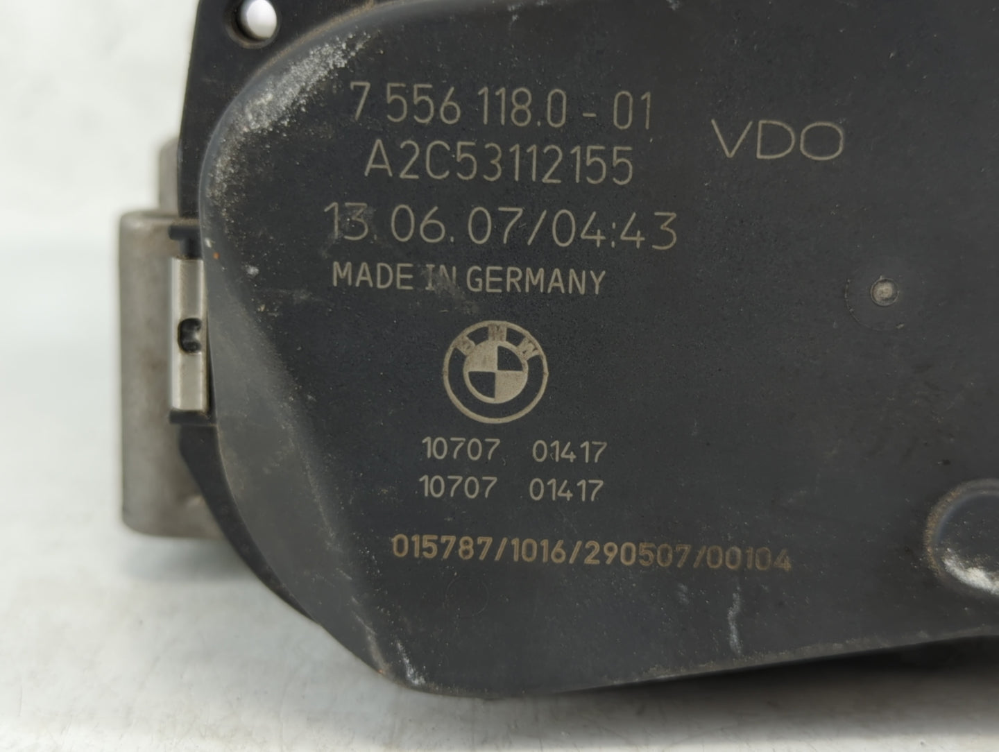 2007-2013 Bmw 328i Throttle Body P/N:A2C53112155 7 556 1180-01 Fits Fits 2007 2008 2009 2010 2011 2012 2013 OEM Used Auto Pa