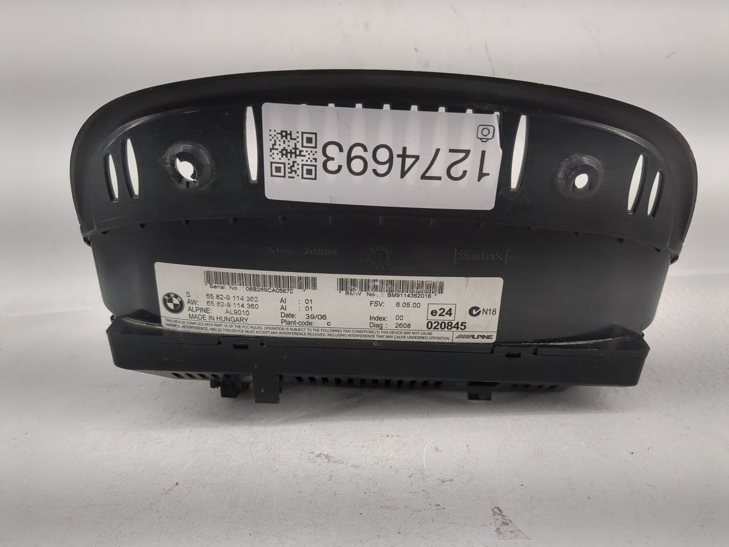 2007-2008 Bmw 335i Information Display Screen - Oemusedautoparts1.com