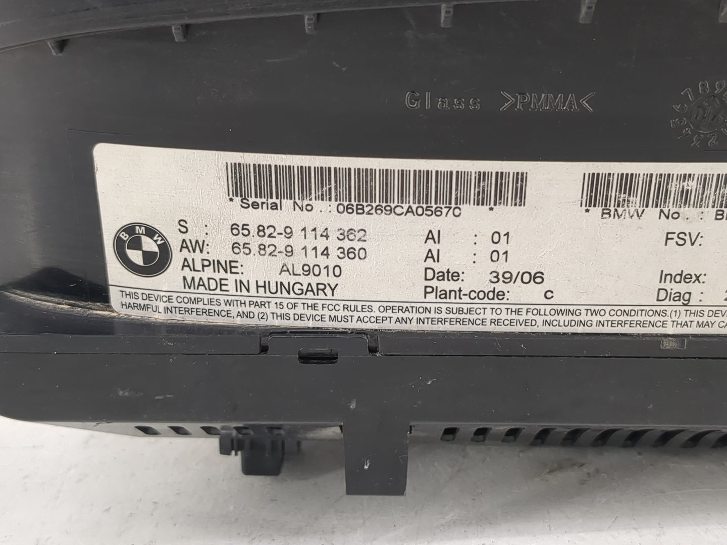 2007-2008 Bmw 335i Information Display Screen - Oemusedautoparts1.com
