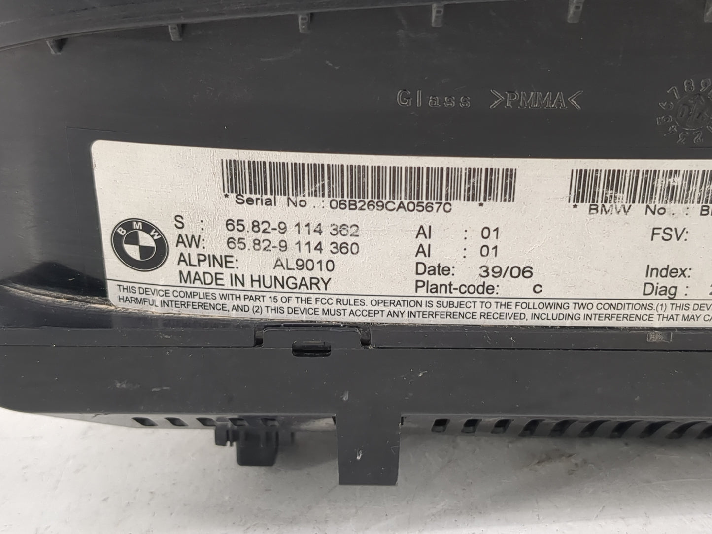 2007-2008 Bmw 335i Information Display Screen - Oemusedautoparts1.com