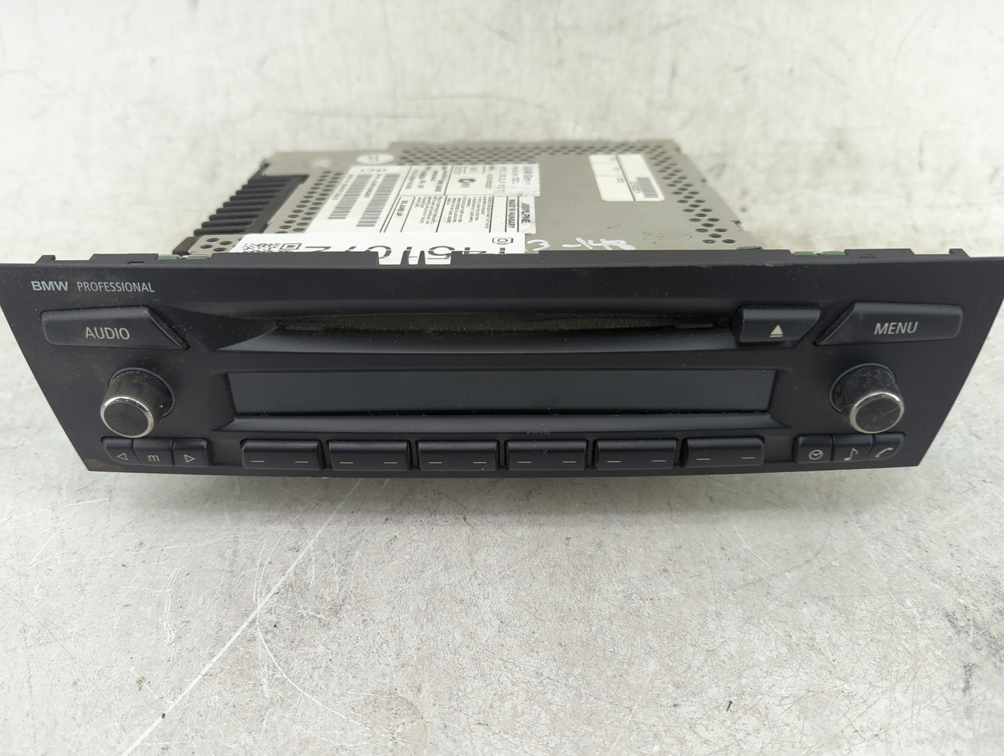 2007 Bmw 335i Radio AM FM Cd Player Receiver Replacement P/N:6512914820 AL900180632807, 9149224, RA9187108010, CD73 Fits OEM