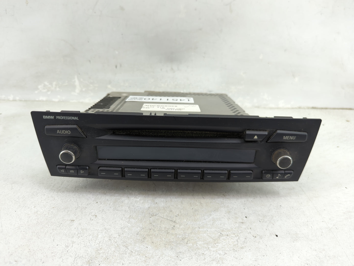 2007 Bmw 335i Radio AM FM Cd Player Receiver Replacement P/N:9132216 Fits OEM Used Auto Parts - Oemusedautoparts1.com