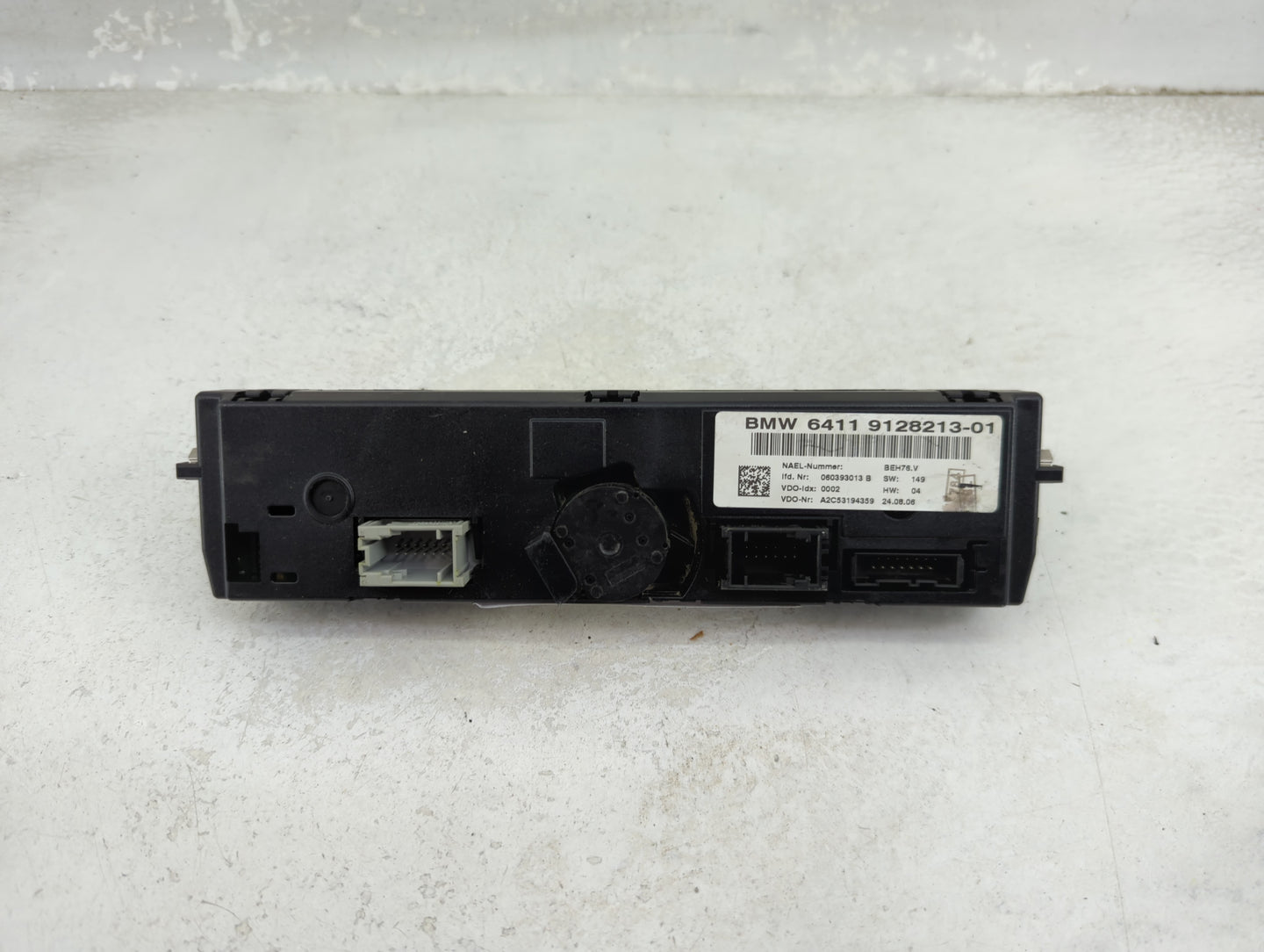 2007-2010 Bmw 335i Climate Control Module Temperature AC/Heater Replacement P/N:9128213-01 Fits Fits 2007 2008 2009 2010 OEM