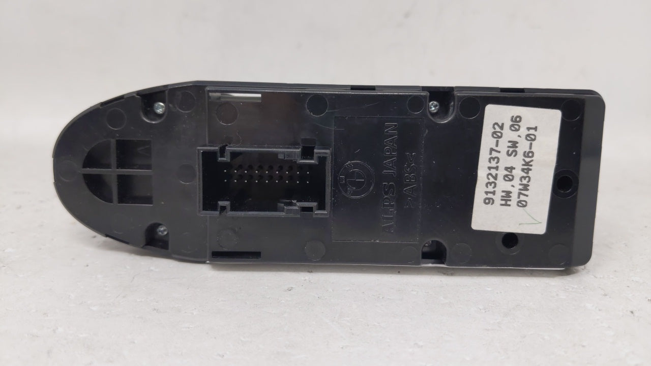 2007 Bmw 335i Master Power Window Switch Replacement Driver Side Left Fits OEM Used Auto Parts - Oemusedautoparts1.com