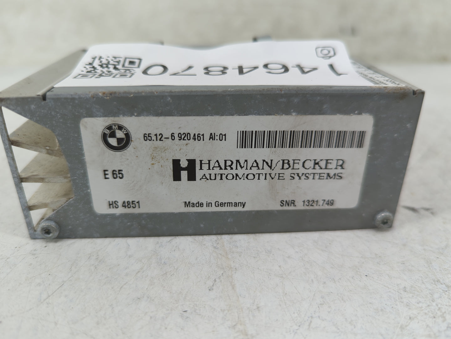 2007 Bmw 525xi Radio Speaker Amplifier - Oemusedautoparts1.com