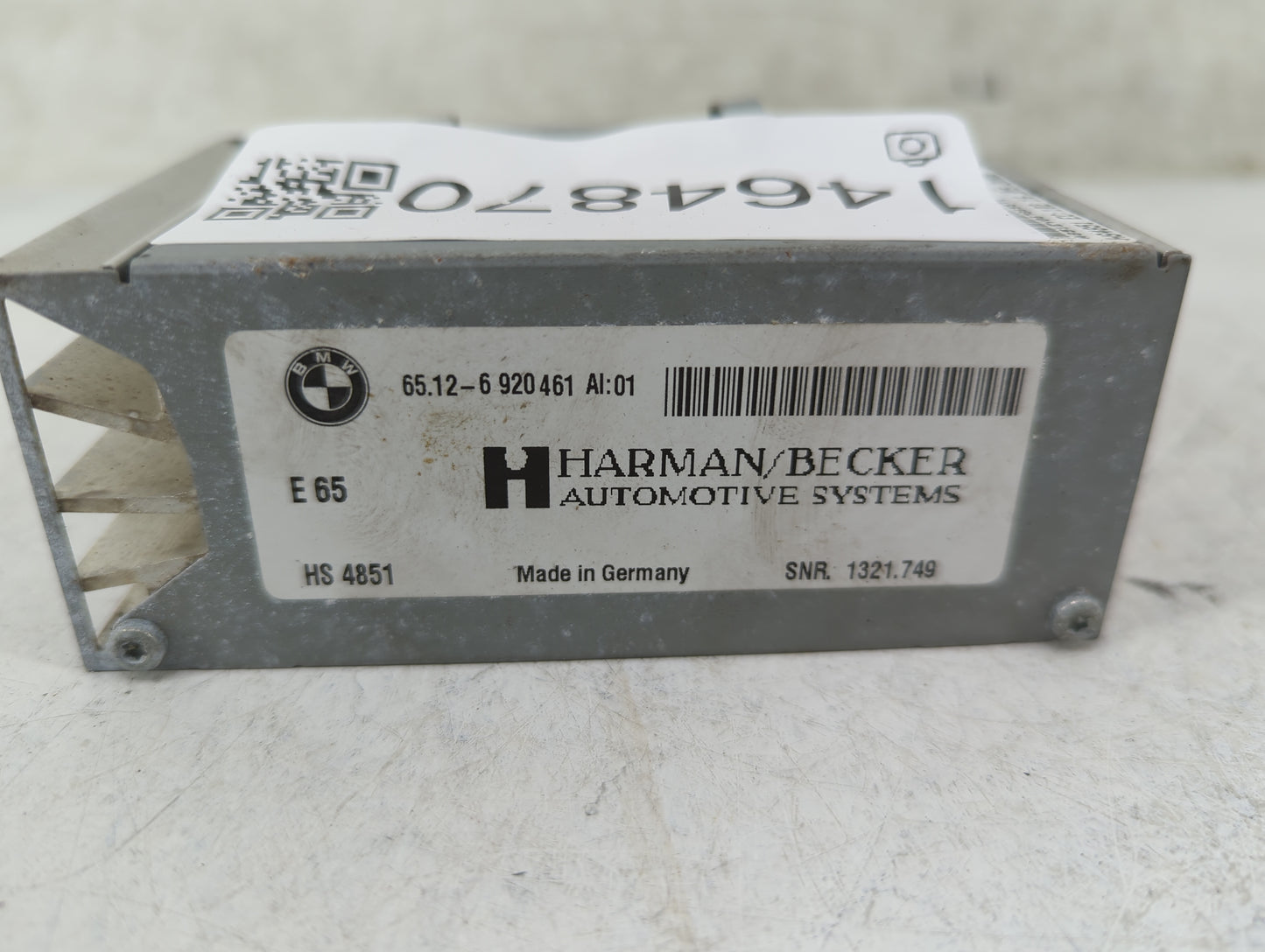 2007 Bmw 525xi Radio Speaker Amplifier - Oemusedautoparts1.com