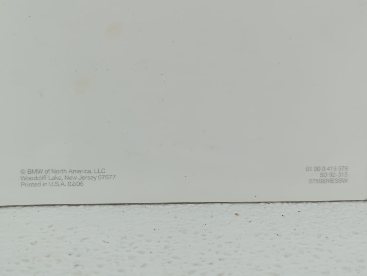 2007 Bmw 528i Owners Manual Book Guide OEM Used Auto Parts - Oemusedautoparts1.com