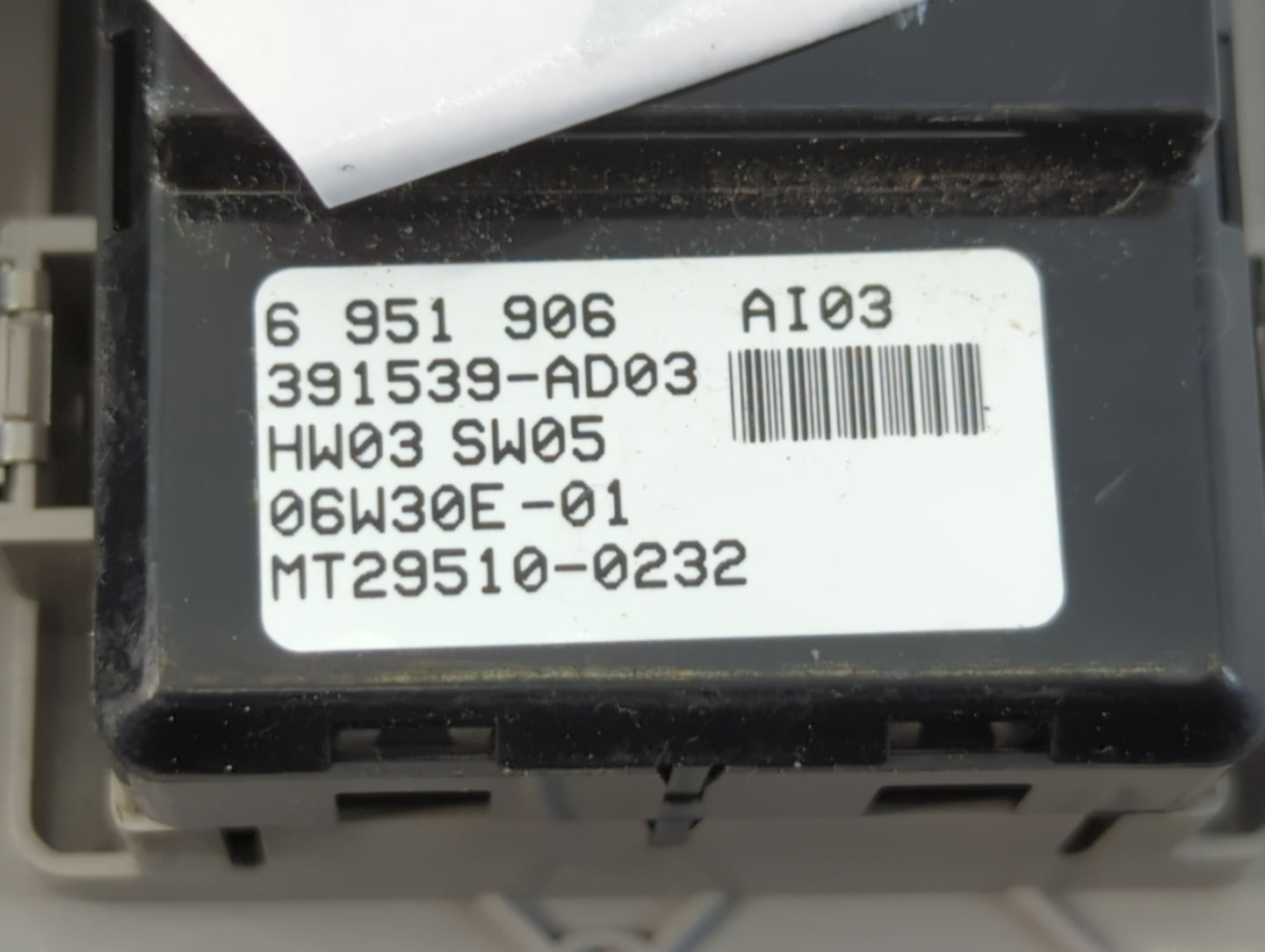 2008-2010 Bmw 528i Master Power Window Switch Replacement Driver Side Left P/N:6 951 906 A103 9241955-01 Fits OEM Used Auto 
