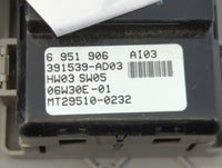 2008-2010 Bmw 528i Master Power Window Switch Replacement Driver Side Left P/N:6 951 906 A103 9241955-01 Fits OEM Used Auto 