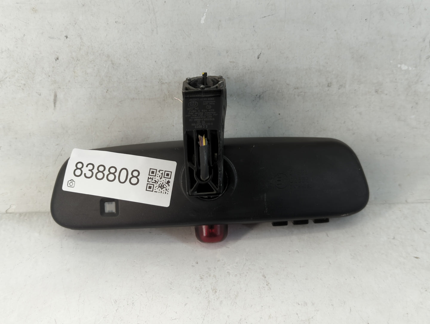 2007 Bmw 650i Interior Rear View Mirror Replacement OEM P/N:015891 IE11025891 Fits OEM Used Auto Parts - Oemusedautoparts1.c