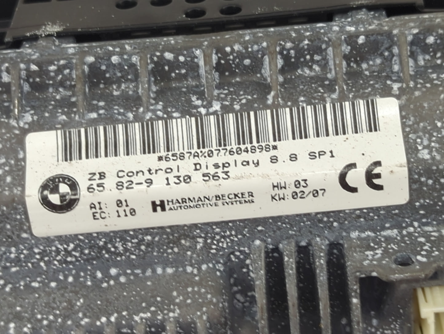 Bmw 750 Information Display Screen - Oemusedautoparts1.com