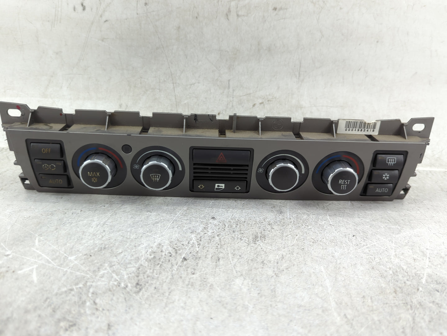 2006-2008 Bmw 750i Climate Control Module Temperature AC/Heater Replacement P/N:6981404-01 Fits Fits 2006 2007 2008 OEM Used