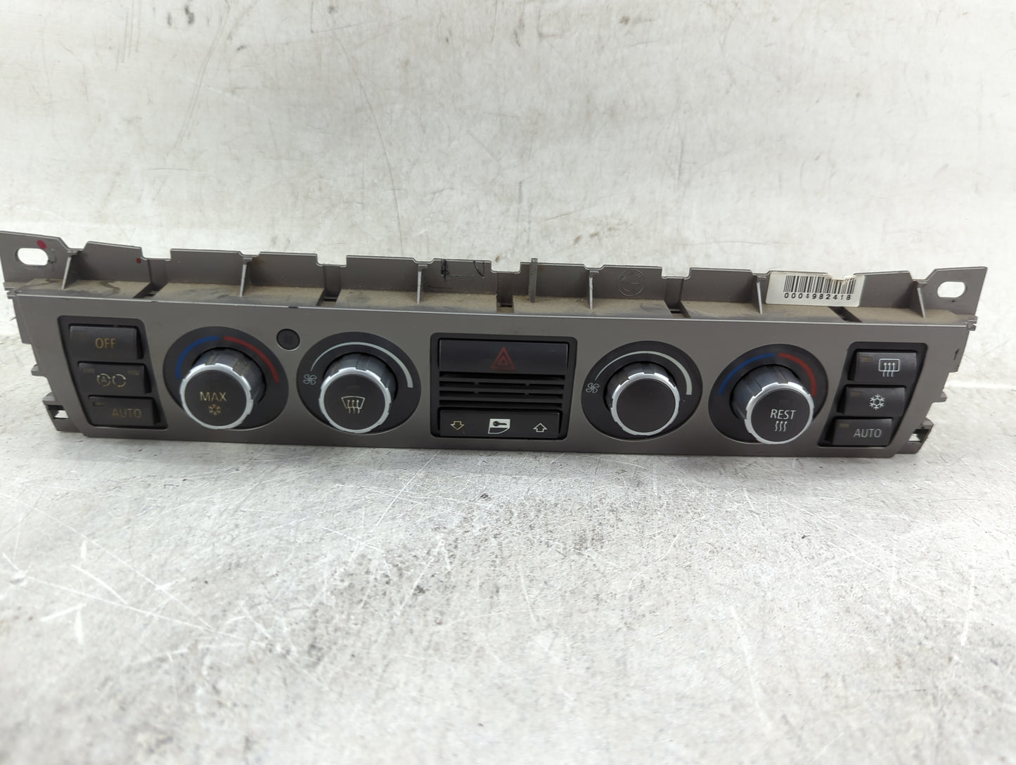2006-2008 Bmw 750i Climate Control Module Temperature AC/Heater Replacement P/N:6981404-01 Fits Fits 2006 2007 2008 OEM Used