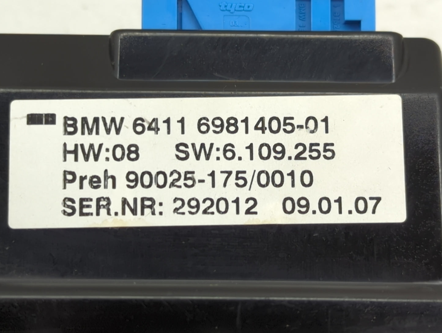 2006-2008 Bmw 750i Climate Control Module Temperature AC/Heater Replacement P/N:6981405-01 Fits Fits 2006 2007 2008 OEM Used
