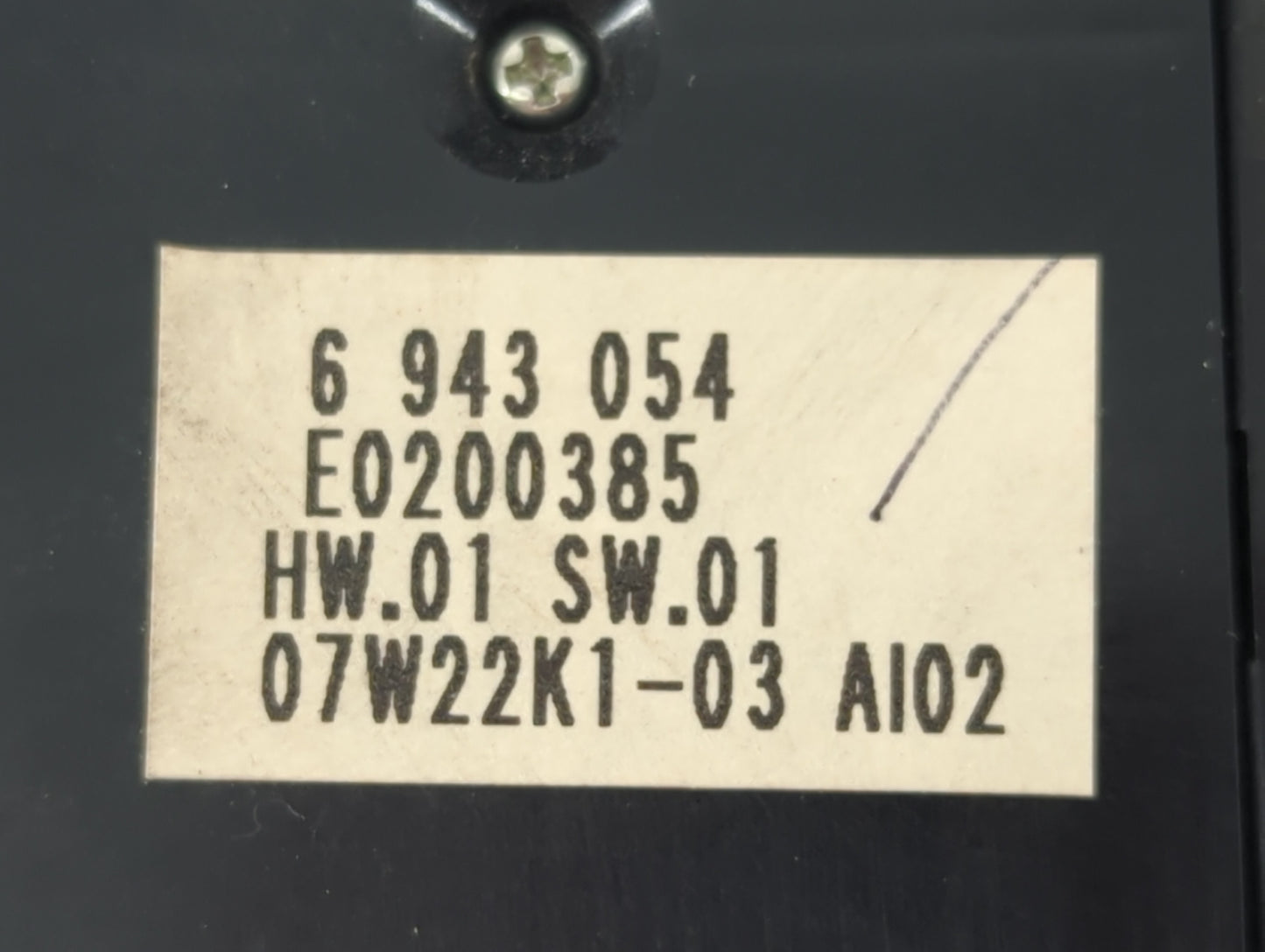 2006-2008 Bmw 750i Master Power Window Switch Replacement Driver Side Left P/N:07W22K1-03 AI02 Fits Fits 2006 2007 2008 OEM 