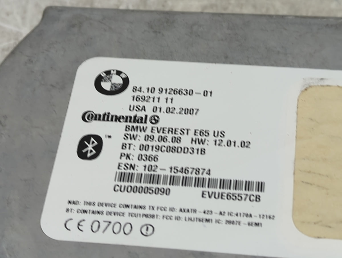 2007 Bmw 750li Telematics Control Module - Oemusedautoparts1.com