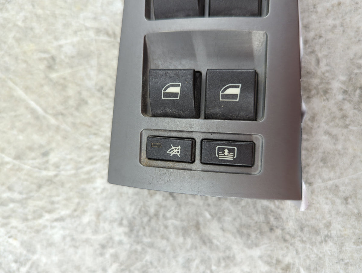 2007 Bmw 750li Master Power Window Switch Replacement Driver Side Left P/N:6943054 E0200385, HW.01 SW.01 Fits Fits 2006 2008