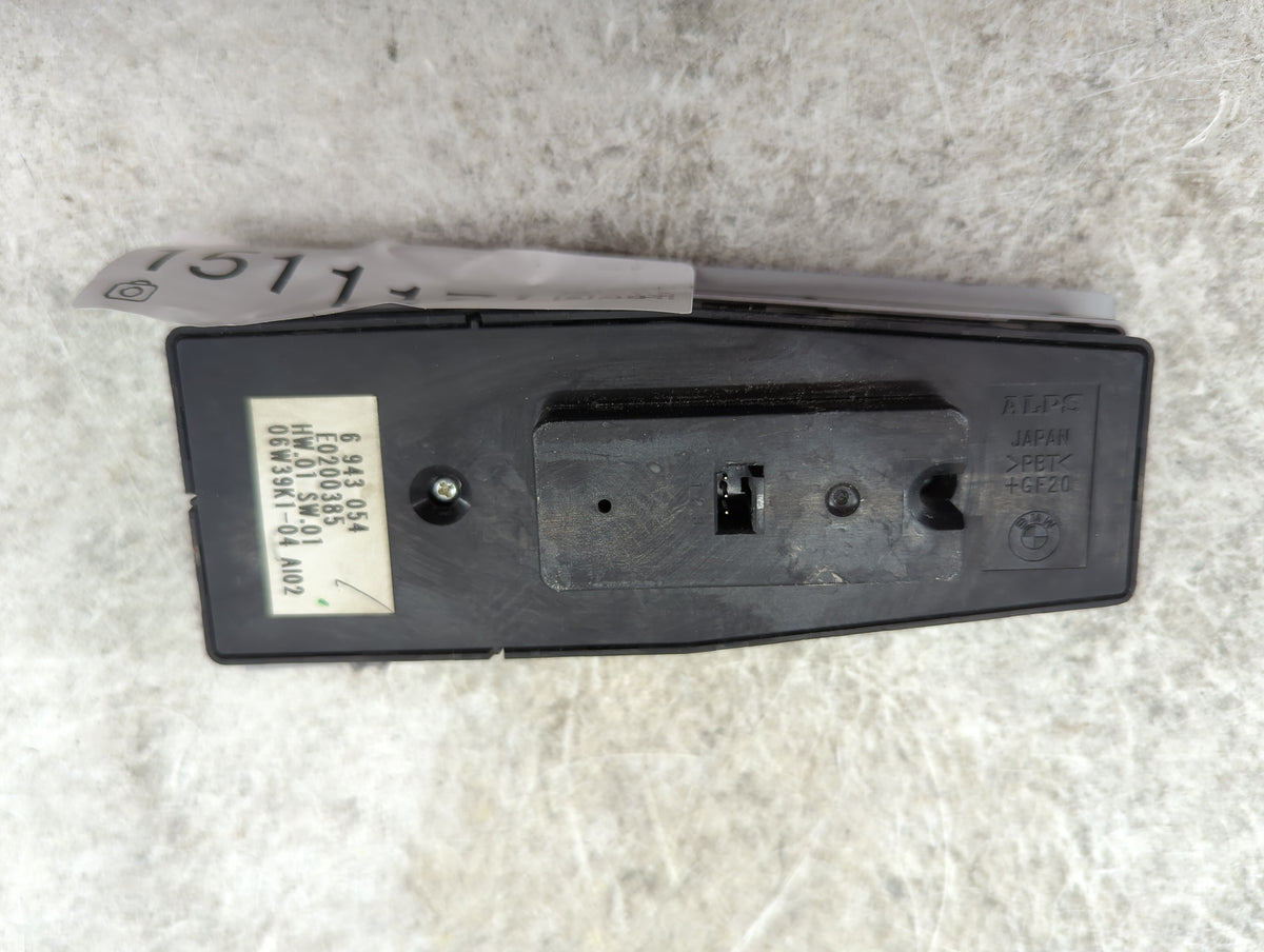 2007 Bmw 750li Master Power Window Switch Replacement Driver Side Left P/N:6943054 E0200385, HW.01 SW.01 Fits Fits 2006 2008