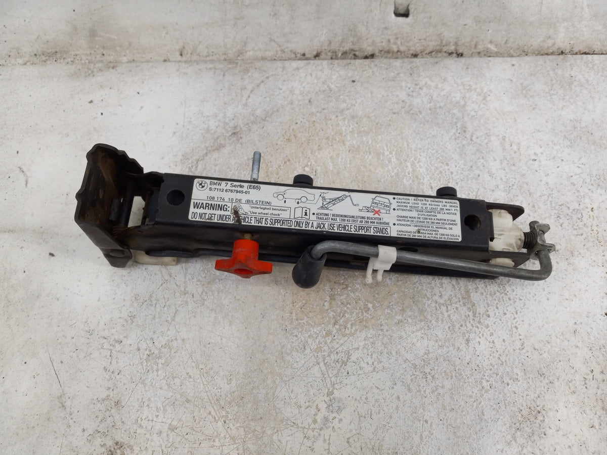 2007 Bmw 750li Spare Scissor Car Jack Black - Oemusedautoparts1.com