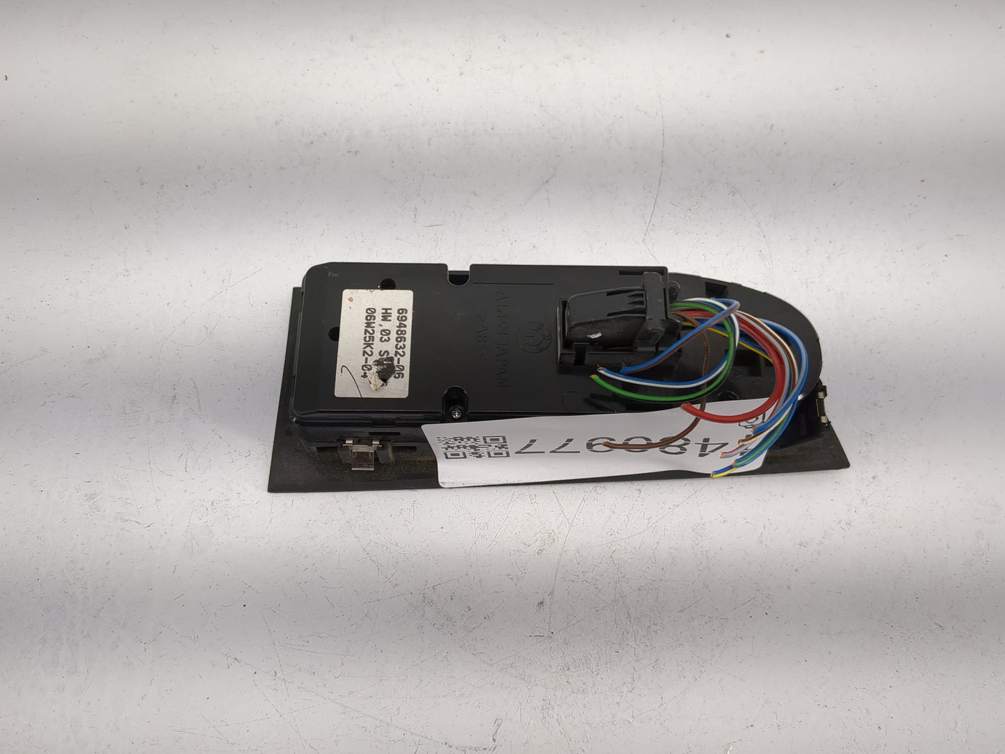 2007 Bmw M3 Master Power Window Switch Replacement Driver Side Left P/N:6948632-06 06W25K2-04 Fits OEM Used Auto Parts - Oem