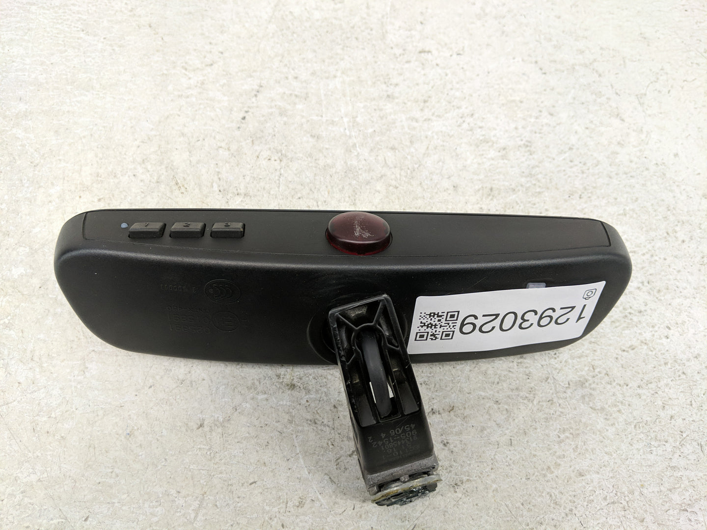 2010-2012 Bmw M5 Interior Rear View Mirror Replacement OEM P/N:905-1542 913445801 Fits OEM Used Auto Parts - Oemusedautopart