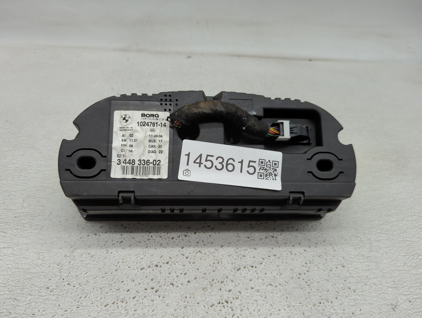 2007-2010 Bmw X3 Instrument Cluster Speedometer Gauges P/N:1024761-14 3448336-02, 258115-10 Fits Fits 2007 2008 2009 2010 OE