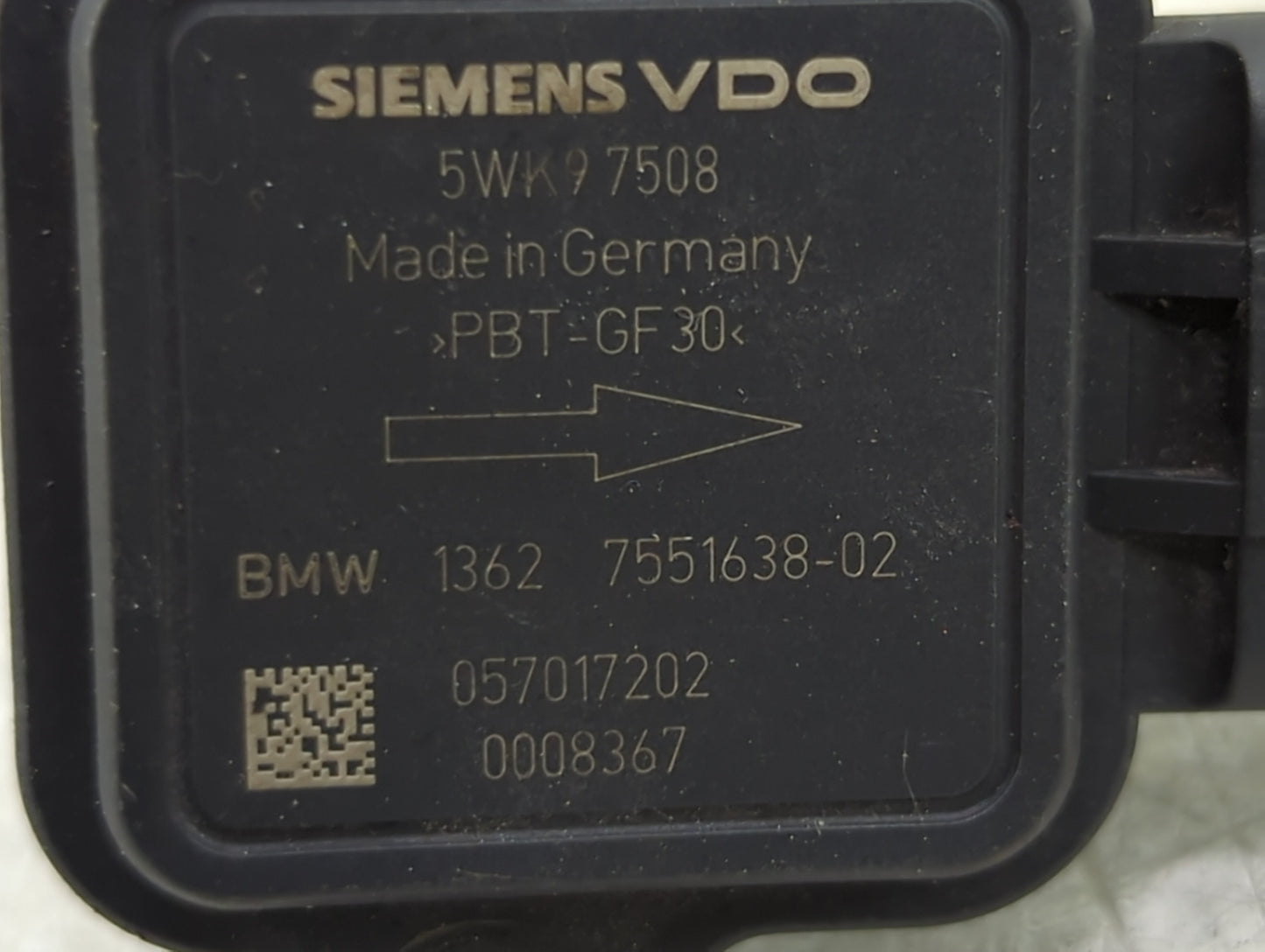 2007-2010 Bmw X3 Mass Air Flow Meter Maf - Oemusedautoparts1.com