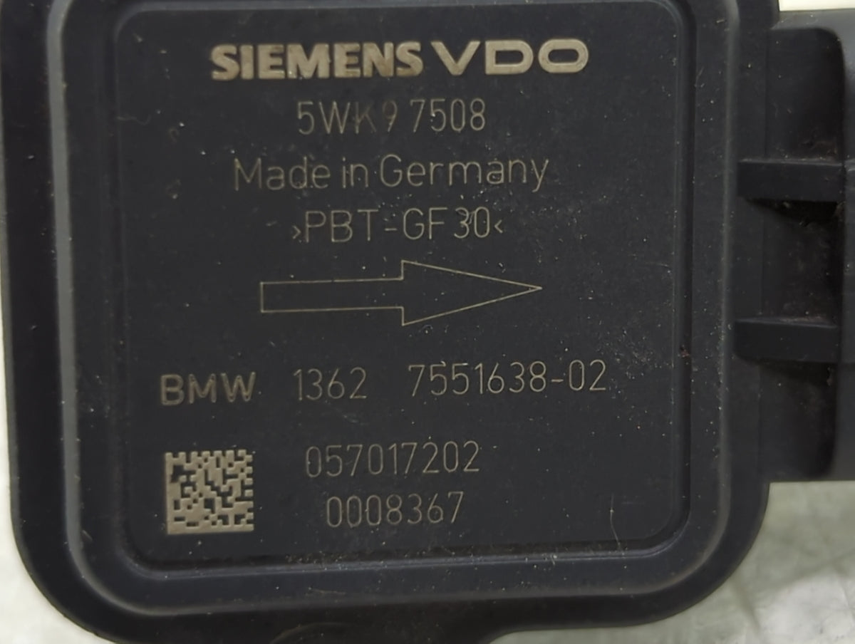 2007-2010 Bmw X3 Mass Air Flow Meter Maf Sensor - Oemusedautoparts1.com