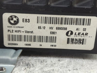 2007 Bmw X3 Radio Speaker Amplifier 1456047 - Oemusedautoparts1.com
