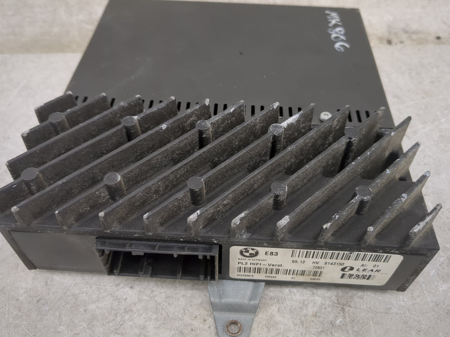 2007-2010 Bmw X3 Radio Speaker Amplifier 9143150|65.12 - Oemusedautoparts1.com