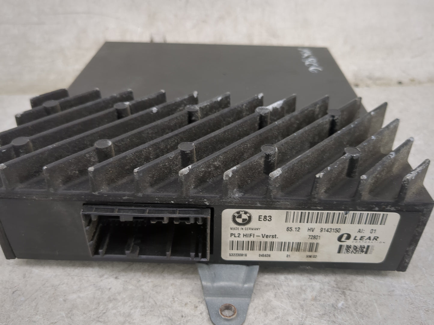2007-2010 Bmw X3 Radio Speaker Amplifier 9143150|65.12 - Oemusedautoparts1.com