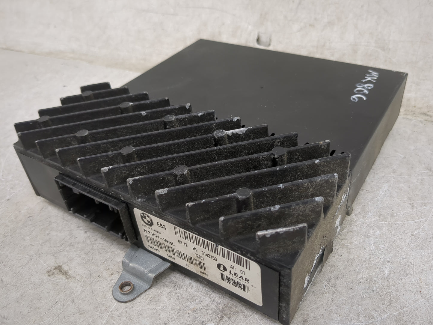 2007-2010 Bmw X3 Radio Speaker Amplifier 9143150|65.12 - Oemusedautoparts1.com