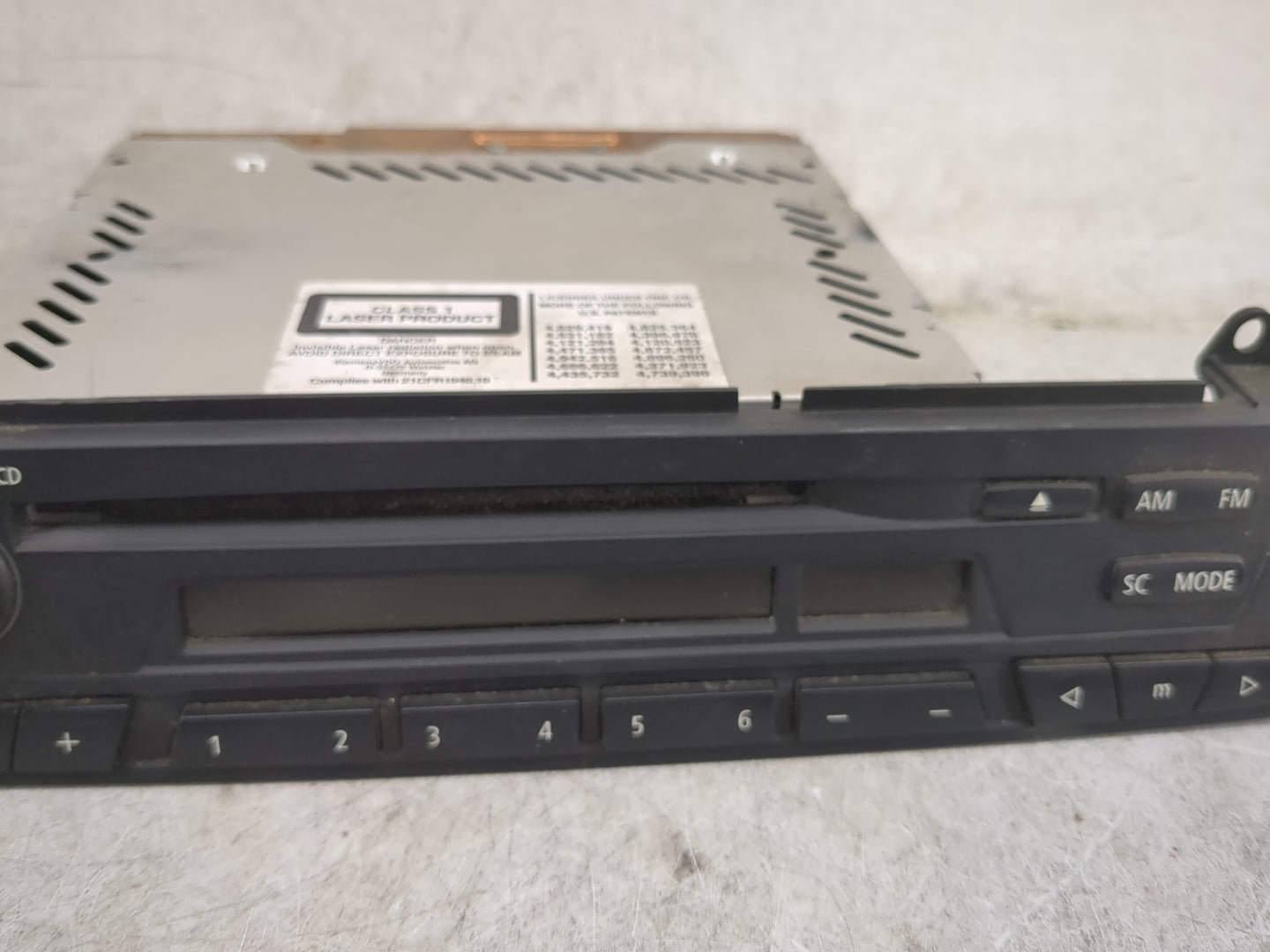 2005-2010 Bmw X3 Radio AM FM Cd Player Receiver Replacement P/N:65129146710-03 BMWRCD114-05 Fits OEM Used Auto Parts - Oemus