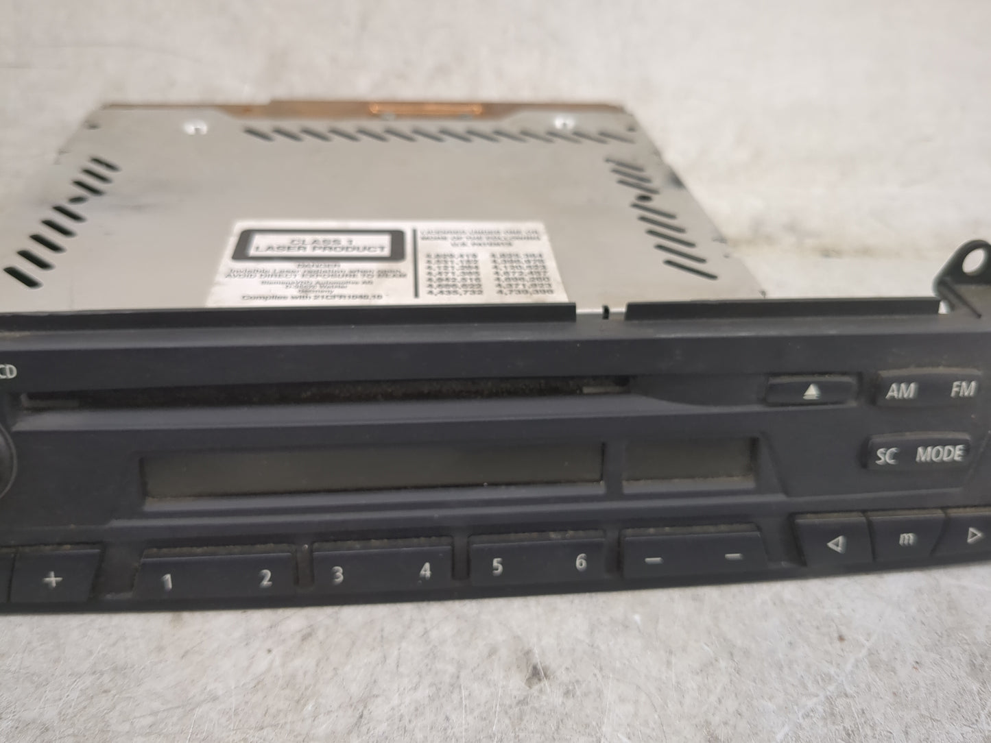 2005-2010 Bmw X3 Radio AM FM Cd Player Receiver Replacement P/N:65129146710-03 BMWRCD114-05 Fits OEM Used Auto Parts - Oemus
