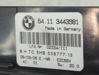 2004-2010 Bmw X3 Climate Control Module Temperature AC/Heater Replacement P/N:3443981 Fits Fits 2004 2005 2006 2007 2008 200