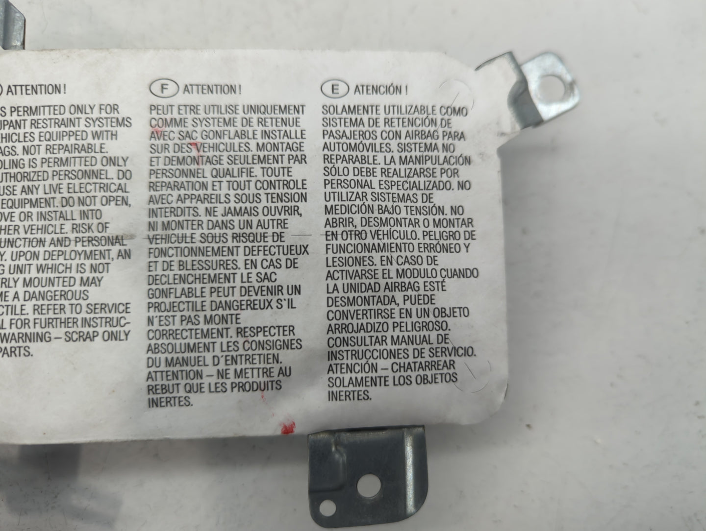 2007-2010 Bmw X3 Air Bag Passenger Right Dashboard Oem - Oemusedautoparts1.com