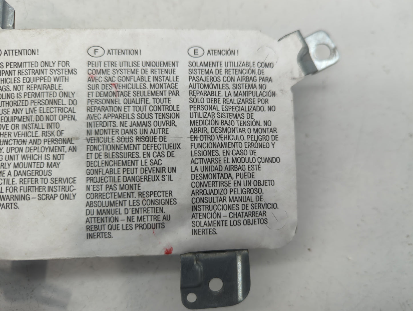 2007-2010 Bmw X3 Air Bag Passenger Right Dashboard Oem - Oemusedautoparts1.com